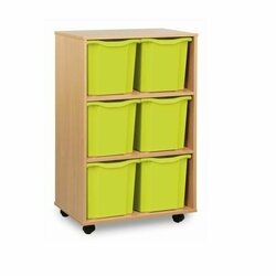 Supporting image for 6 Jumbo Tray Tall Storage Unit - Mobile