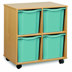 Supporting image for 4 Jumbo Tray Storage Unit - Mobile