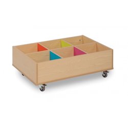 Supporting image for Candy Colours - 6 Bay Kinderbox - Coloured Inner Panels