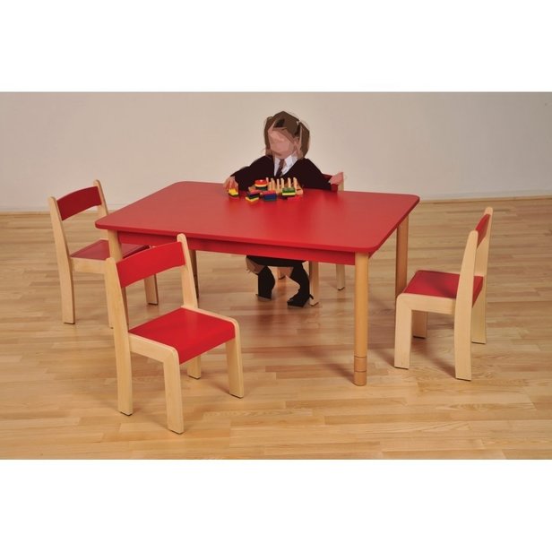 Supporting image for Rectangular Height Adjustable Nursery Tables