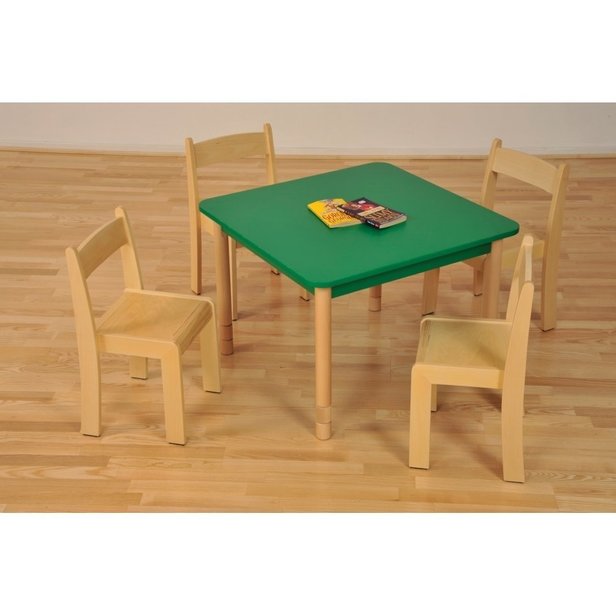Supporting image for Square Height Adjustable Nursery Tables