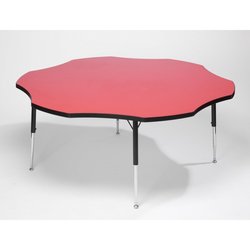 Supporting image for Flower Height Adjustable Table - Range of Colours