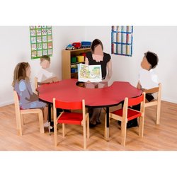 Supporting image for Teacher's Flower Height Adjustable Table