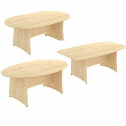 Supporting image for Wilmington Boardroom - Shaped Tables - Executive Panel Leg