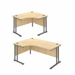 Supporting image for Wilmington Twin Cantilever - Crescent Combi Workstations - D1200
