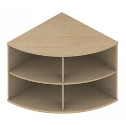 Supporting image for Colorado Storage - Radial Open Fronted Desk Ends
