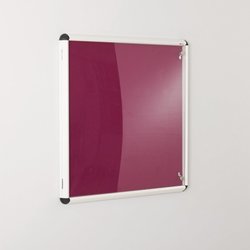 Supporting image for Colourtone Vibrant Tamperproof Felt Noticeboards - Single Door