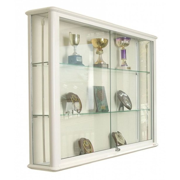 Supporting image for Premium Glazed Display Case - Wall Cabinets - W1200 x H900