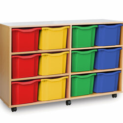 Supporting image for 12 Extra Deep Tray Storage Unit - Mobile