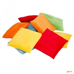 Supporting image for Bright Colour Soft Cushions (Pack of 10)