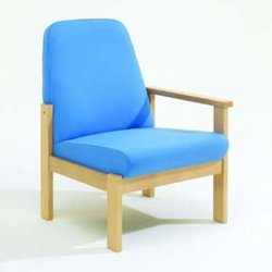 Supporting image for Meridian Medium Back Beech Chair with Left Arm