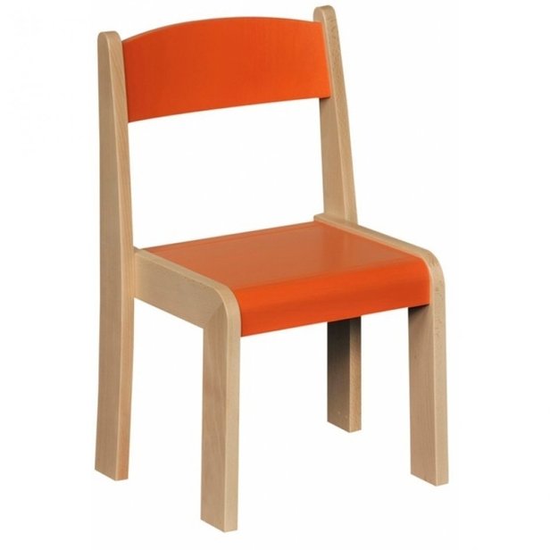Supporting image for Orange Nursery Chairs - Pack of 4
