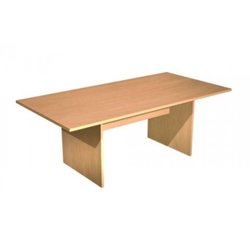 Supporting image for Alpine Essentials Square-End Meeting & Conference Table - Panel Legs
