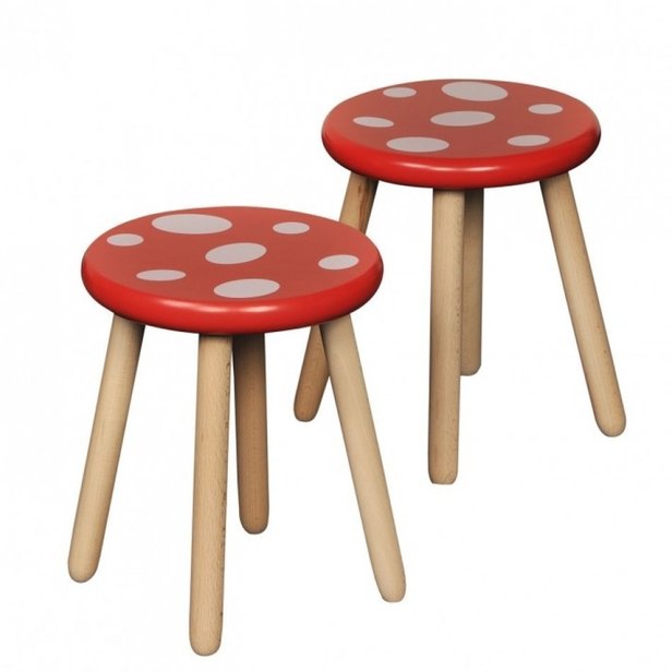 Supporting image for Beech Toad Stools (Set of 2)