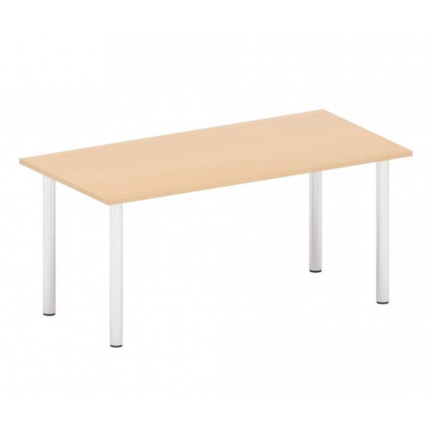 Supporting image for Alpine Essentials Rectangular Meeting & Conference Tables - Pole Leg