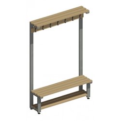 Supporting image for Workshape Freestanding Changing Room Benching Combo