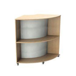 Supporting image for Y200640 - Grasmere Convex Curved Bookcase - Double Sided - H900
