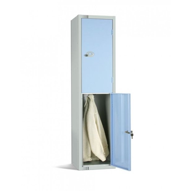 Supporting image for YMY13352 - 2 Door Low Height Locker - H1370 x W300 x D380