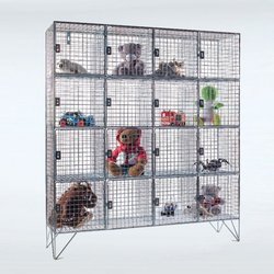 Supporting image for Mesh Lockers - 16 Multi Compartment