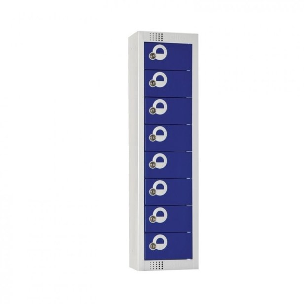 Supporting image for YPL8 - Wall Mounted Personal Effects Locker - 8 Door