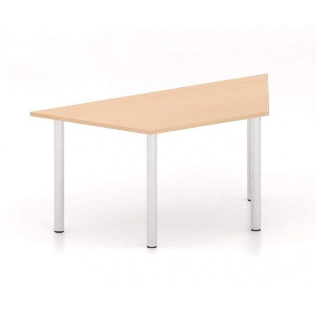 Supporting image for Alpine Essentials Trapezoidal Meeting & Conference Tables - Pole Leg