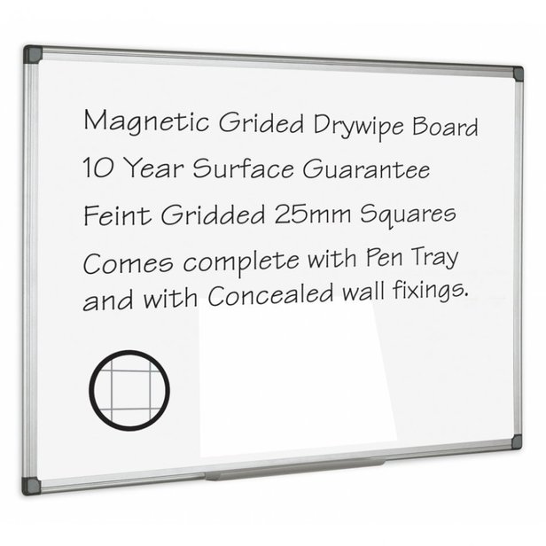 Supporting image for Drywipe Boards - Gridded