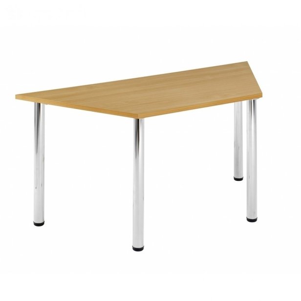Supporting image for Alpine Essentials Trapezoidal Meeting & Conference Tables - Detachable Pole Leg