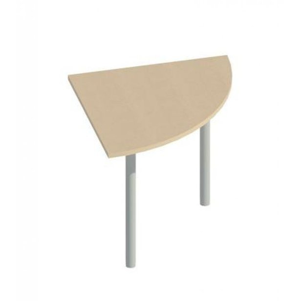 Supporting image for Alpine Essentials Quadrant End Meeting & Conference Table - Pole Leg