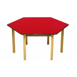 Supporting image for Red Hexagonal Nursery Table