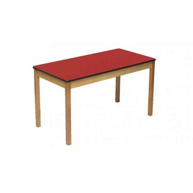 Supporting image for Red Rectangular Nursery Table