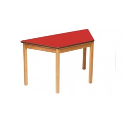 Supporting image for Red Trapezoidal Nursery Table