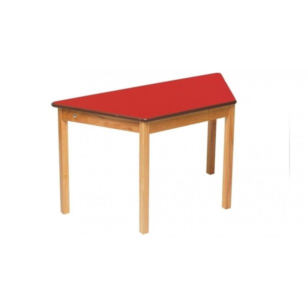 Supporting image for Red Trapezoidal Nursery Table