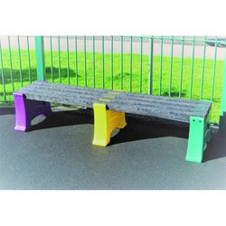 Supporting image for YPB3 - Stone Effect Premier Bench without Back - 3 Seater