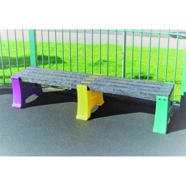 Supporting image for YPB3 - Stone Effect Premier Bench without Back - 3 Seater