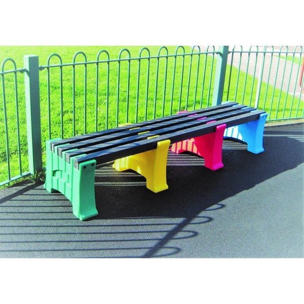 Supporting image for YPB4 - Stone Effect Premier Bench without Back - 4 Seater