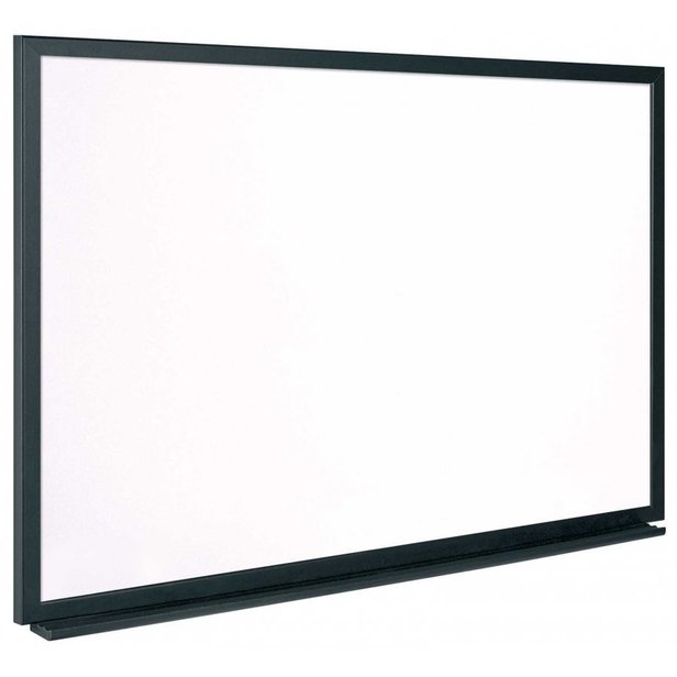 Supporting image for Y46040 - Black Frame Drywipe Board - 600 x 450