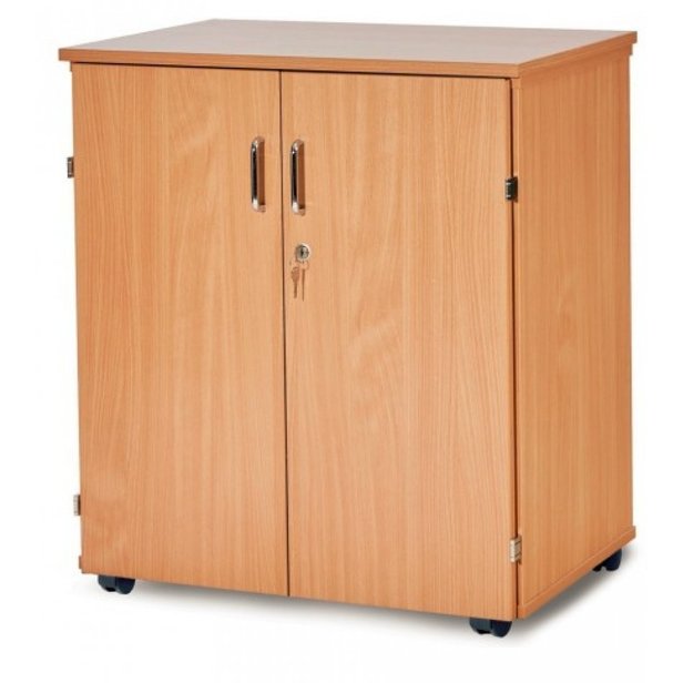 Supporting image for Y200010 - Allsorts Storage Cupboard - Beech