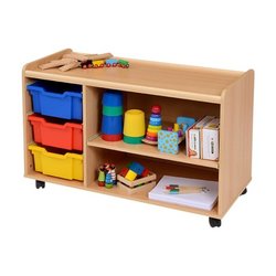 Supporting image for Creative! 3 Deep Sturdy Storage Unit with Plastic Trays & Shelf