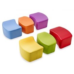 Supporting image for Modular Oval Seating (Set of 6)