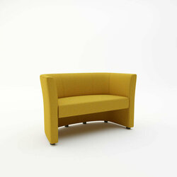 Supporting image for Retro Fabric Double Tub Chair