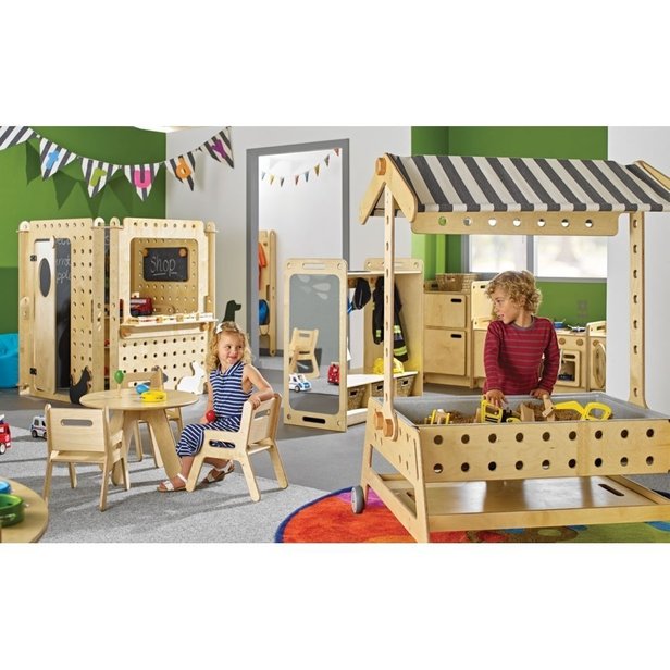 Supporting image for Role Play Room Set - Shop & Kitchen