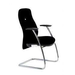 Supporting image for Arrow Genuine Leather Conference Chair with Arms