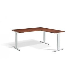 Supporting image for Vermont Premium Corner Height Adjustable Desks - White Frame
