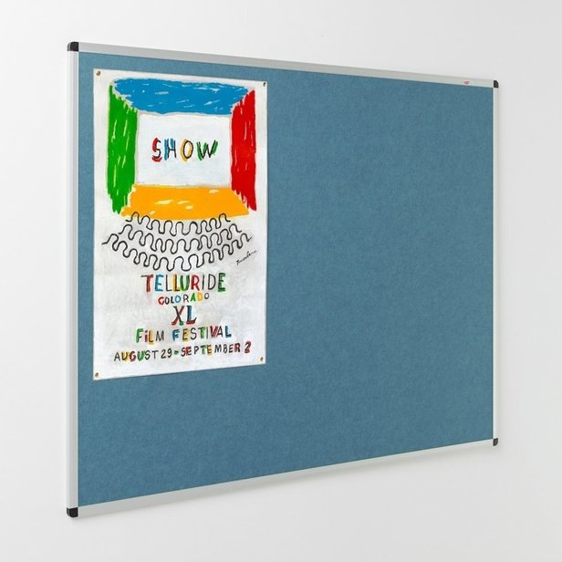 Supporting image for Y801528 - Aluminium Frame EcoColour Noticeboard - W1800 x H1200