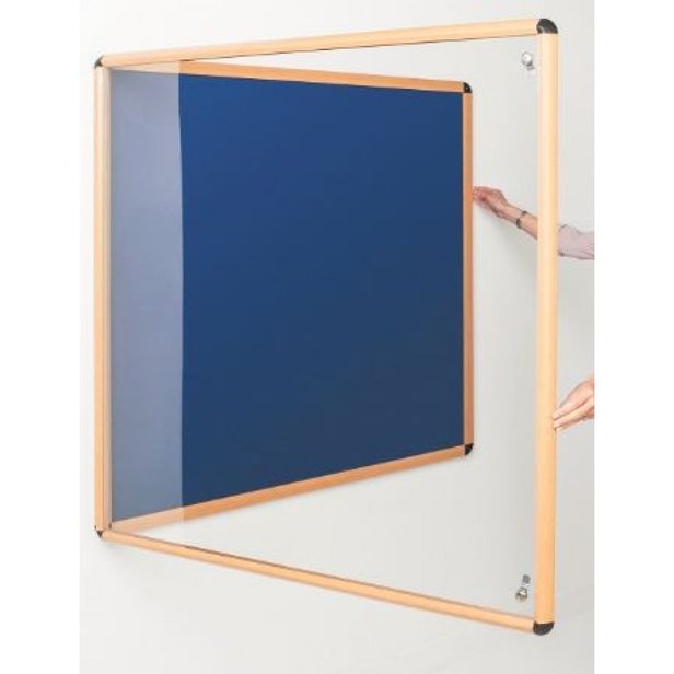 Supporting image for Y801704 - Single Door Noticeboard, W1200 x H1200mm
