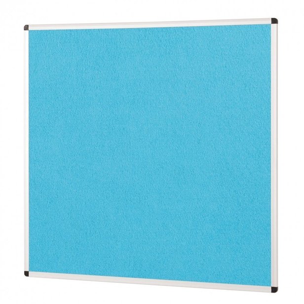 Supporting image for Y31005A - Colourtone Vibrant Felt Noticeboard - W1200 x H1200