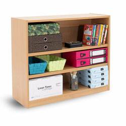 Supporting image for Y15183 - Bookcase, H750mm - BEECH