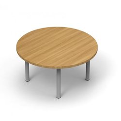 Supporting image for Colorado Pole Leg Circular Coffee Tables