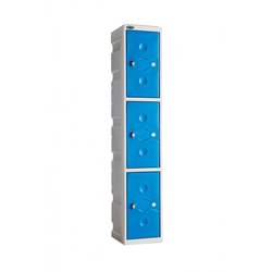 Supporting image for Exterior Plastic Locker - 3 Doors - H1800