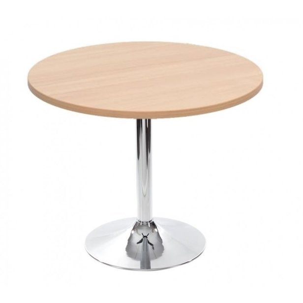 Supporting image for YD747 - Palma Circular Table with Pedestal Base - D800mm (H740mm)